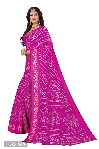 Stylish Cotton Silk Printed Saree with Blouse piece For Women Pack Of 2-thumb4