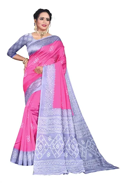 Elegant Polycotton Saree without Blouse piece 