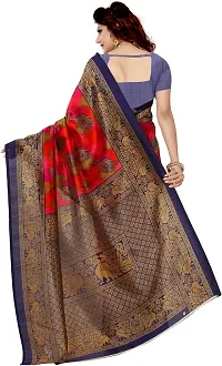 Elegant Art Silk Self Pattern Saree with Blouse piece For Women-thumb2