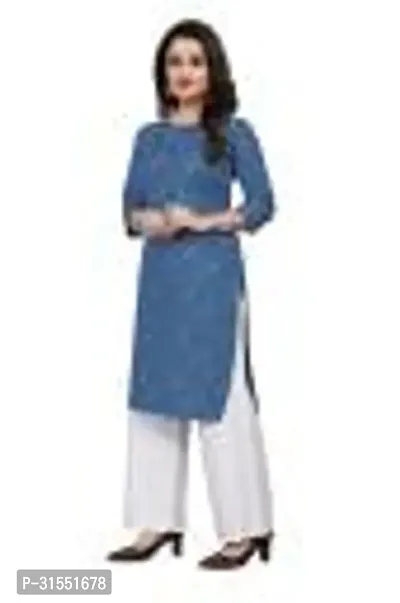 Stylish Crepe Stitched Kurta For Women-thumb4