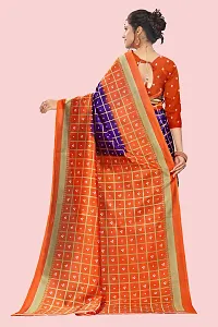 Stylish Purple Art Silk Woven Design Saree with Blouse piece For Women-thumb2