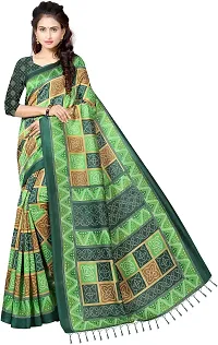 Elegant Art Silk Printed Saree with Blouse piece For Women-thumb4