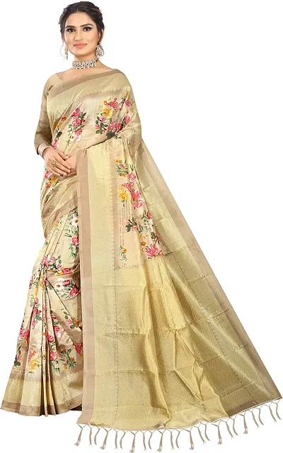 Beautiful Art Silk Self Pattern Saree For Women