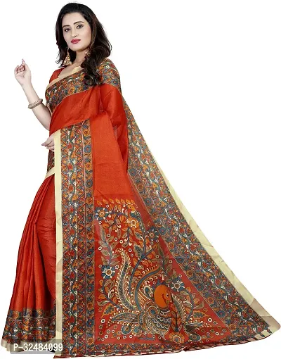 Beautiful Multicoloured Cotton Blend Printed Saree With Blouse Piece For Women Pack Of 2-thumb4