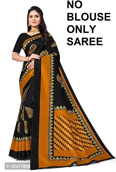 Beautiful Multicoloured Art Silk Printed Saree For Women-thumb0