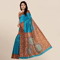 Elegant Art Silk Printed Saree with Blouse piece For Women-thumb3