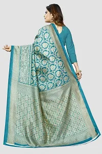 Elegant Art Silk Woven Design Saree with Blouse piece For Women-thumb1