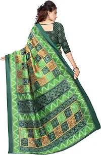 Stylish Green Art Silk Woven Design Saree with Blouse piece For Women-thumb2