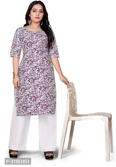 Stylish Crepe Stitched Kurta For Women-thumb0