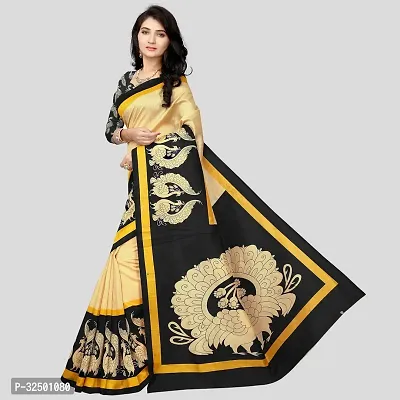 Stylish Multicoloured Cotton Blend Woven Design Saree with Blouse piece For Women-thumb4