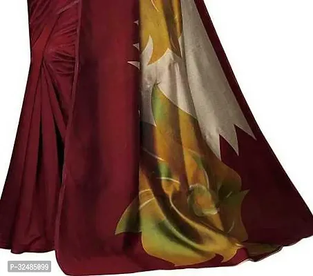 Elegant Art Silk Printed Saree with Blouse piece For Women-thumb4