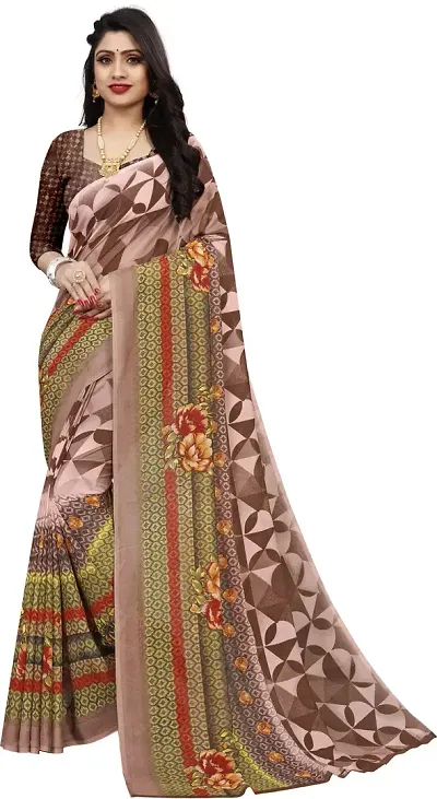 Beautiful Georgette Self Pattern Saree For Women