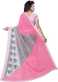 Stylish Multicoloured Georgette Printed Saree with Blouse piece For Women Pack of 2-thumb2