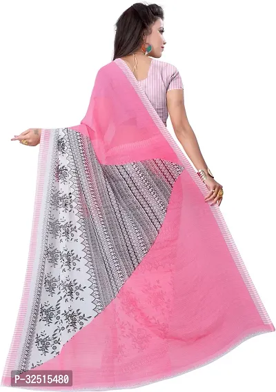 Stylish Multicoloured Georgette Printed Saree with Blouse piece For Women Pack of 2-thumb3