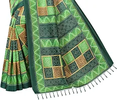 Elegant Art Silk Printed Saree with Blouse piece For Women-thumb3