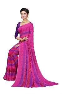 Beautiful Multicoloured Georgette Printed Saree With Blouse Piece For Women Pack Of 2-thumb3