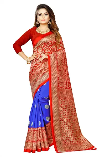 Beautiful Art Silk Self Pattern Saree For Women