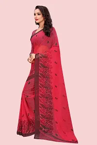 Elegant Georgette Printed Saree with Blouse piece For Women-thumb3