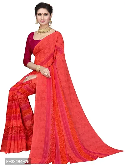 Beautiful Multicoloured Georgette Printed Saree With Blouse Piece For Women Pack Of 2-thumb4