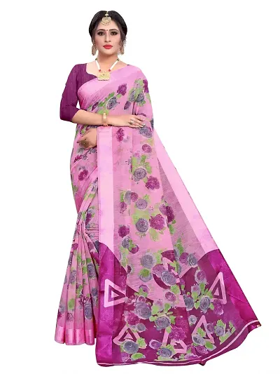 Beautiful Blend Self Pattern Saree For Women