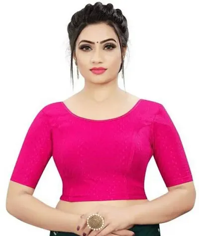 Glamorous Cotton Blend Stitched Blouses 