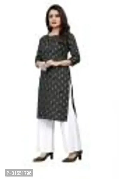 Stylish Crepe Stitched Kurta For Women-thumb2