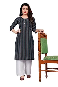 Stylish Crepe Stitched Kurta For Women-thumb2