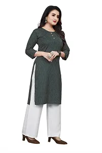 Stylish Crepe Stitched Kurta For Women-thumb1