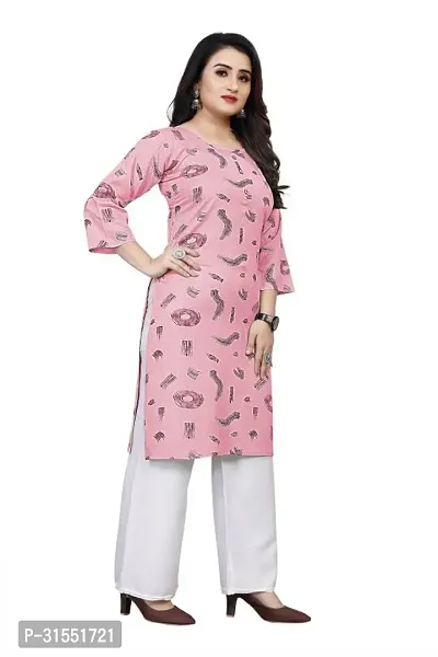 Stylish Crepe Stitched Kurta For Women-thumb2