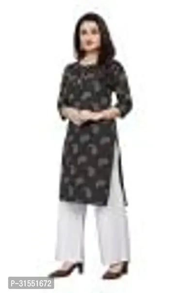 Stylish Crepe Stitched Kurta For Women-thumb4