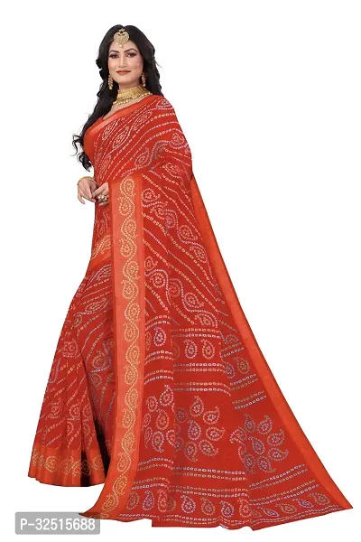 Stylish Cotton Silk Printed Saree with Blouse piece For Women Pack Of 2-thumb4