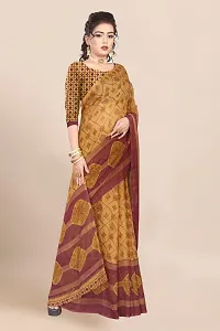 Elegant Georgette Printed Saree with Blouse piece For Women-thumb4