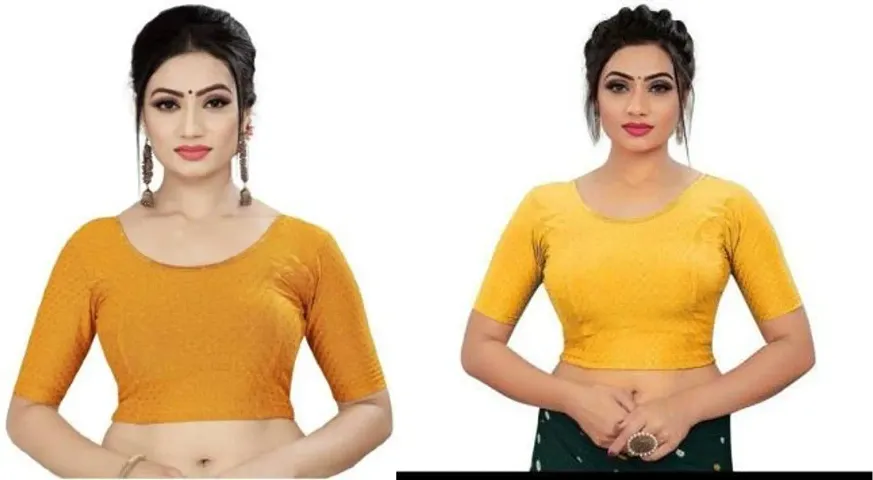 Attractive Polyester Blend Stitched Blouses 