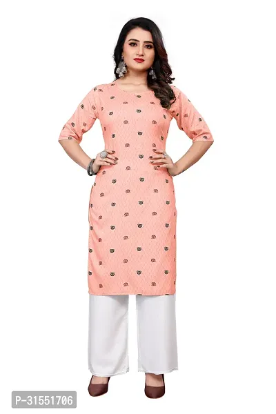 Stylish Crepe Stitched Kurta For Women