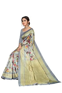 Elegant Art Silk Printed Saree with Blouse piece For Women-thumb4