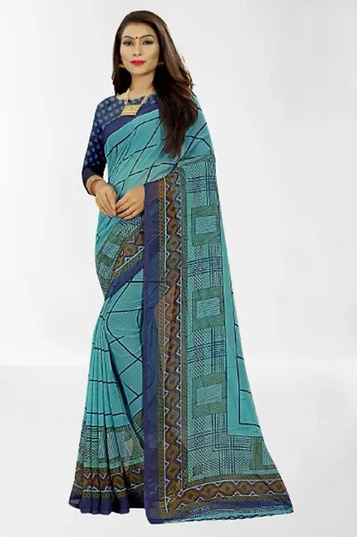 Hot Selling Polycotton Saree without Blouse piece 