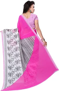 Stylish Multicoloured Georgette Printed Saree with Blouse piece For Women Pack of 2-thumb3