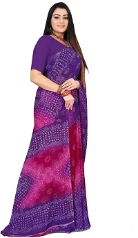 Beautiful Multicoloured Georgette Printed Saree For Women-thumb3