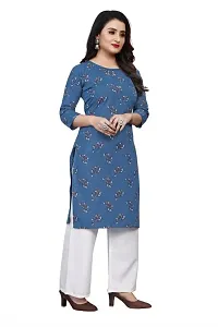 Stylish Crepe Stitched Kurta For Women-thumb1