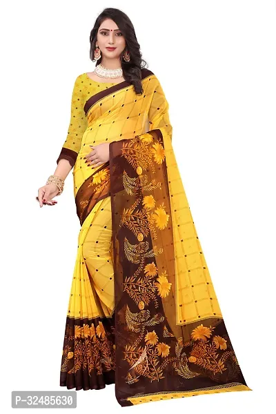 Elegant Georgette Printed Saree with Blouse piece For Women