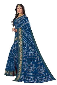 Stylish Cotton Silk Printed Saree with Blouse piece For Women Pack Of 2-thumb3