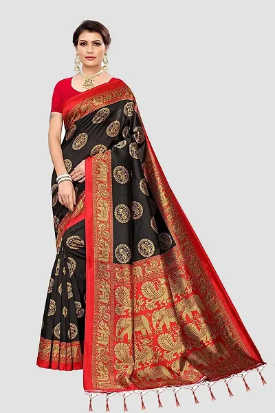 Hot Selling Cotton Silk Saree with Blouse piece 