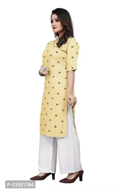 Stylish Crepe Stitched Kurta For Women-thumb2