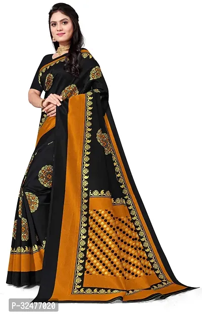 Beautiful Multicoloured Art Silk Printed Saree For Women-thumb2