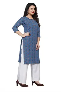 Stylish Crepe Stitched Kurta For Women-thumb1