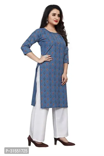 Stylish Crepe Stitched Kurta For Women-thumb2