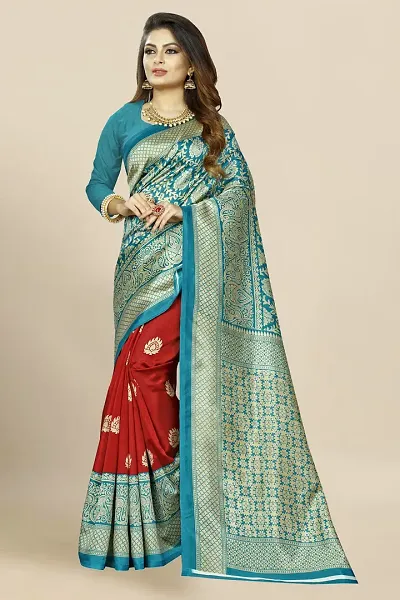 Beautiful Art Silk Self Pattern Saree For Women