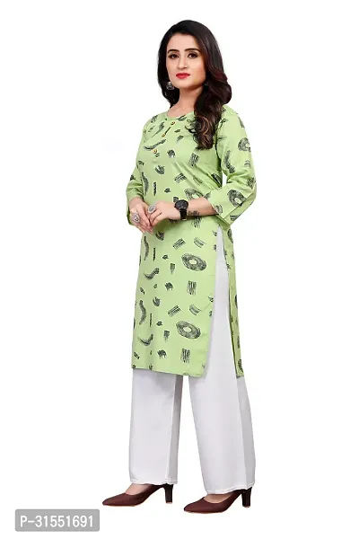 Stylish Crepe Stitched Kurta For Women-thumb2