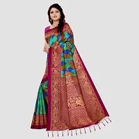 Elegant Art Silk Printed Saree with Blouse piece For Women-thumb3