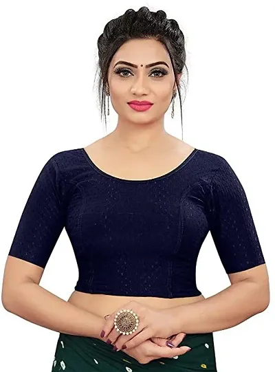 Reliable Lycra Blend Stitched Blouses For Women